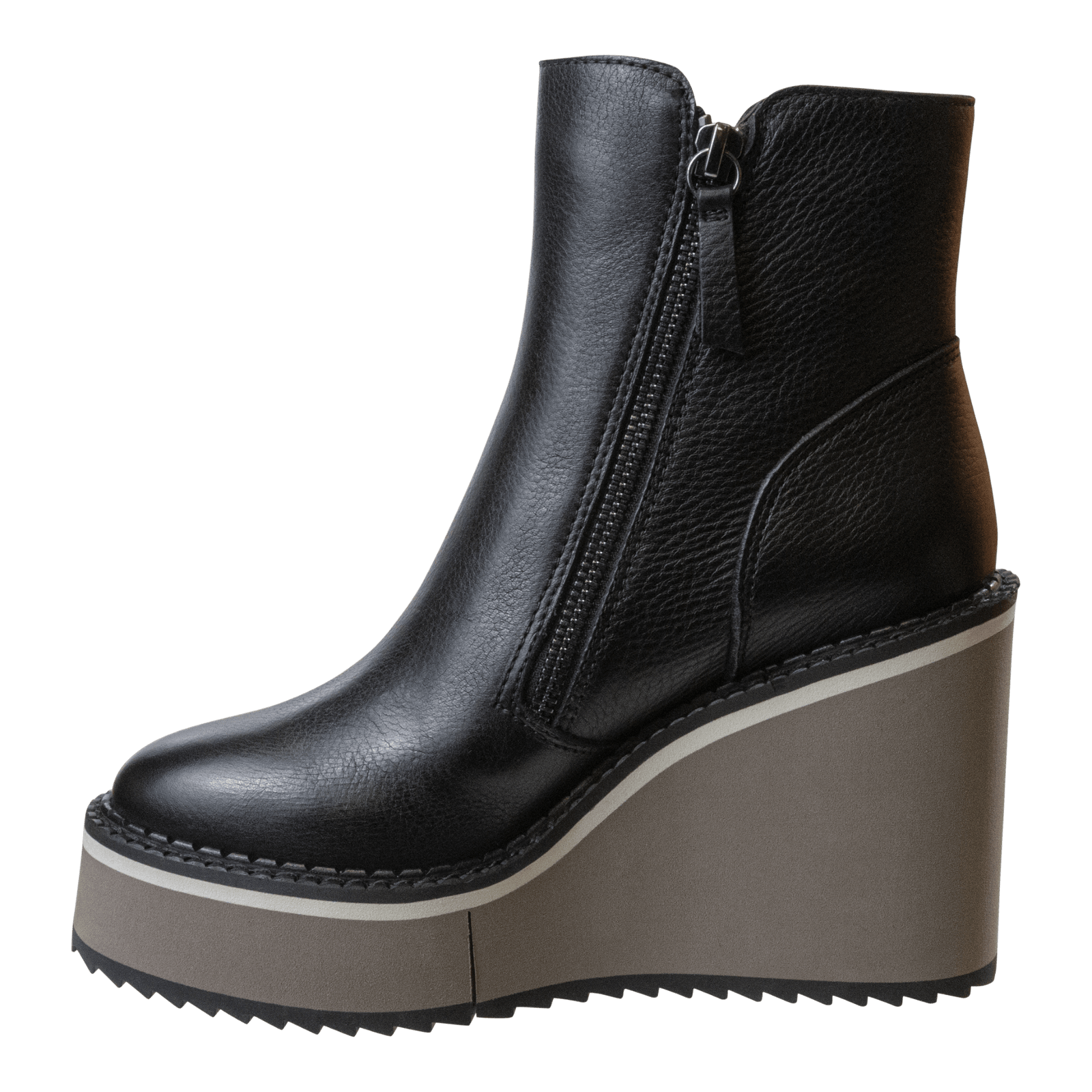 NAKED FEET - AVAIL in BLACK Wedge Ankle Boots WOMEN FOOTWEAR NAKED FEET 