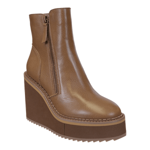 NAKED FEET - AVAIL in BROWN Wedge Ankle Boots WOMEN FOOTWEAR NAKED FEET 
