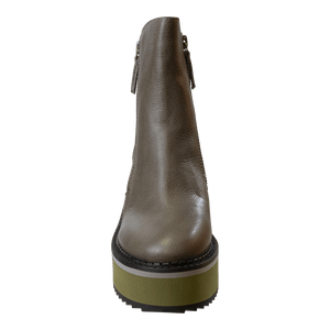NAKED FEET - AVAIL in GREIGE Wedge Ankle Boots WOMEN FOOTWEAR NAKED FEET 