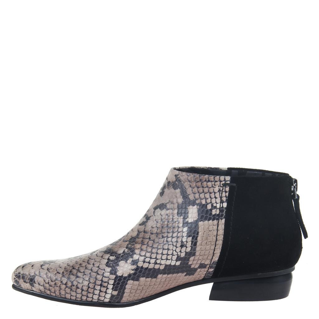 NAKED FEET - CHI in SNAKE PRINT Ankle Boots WOMEN FOOTWEAR NAKED FEET 