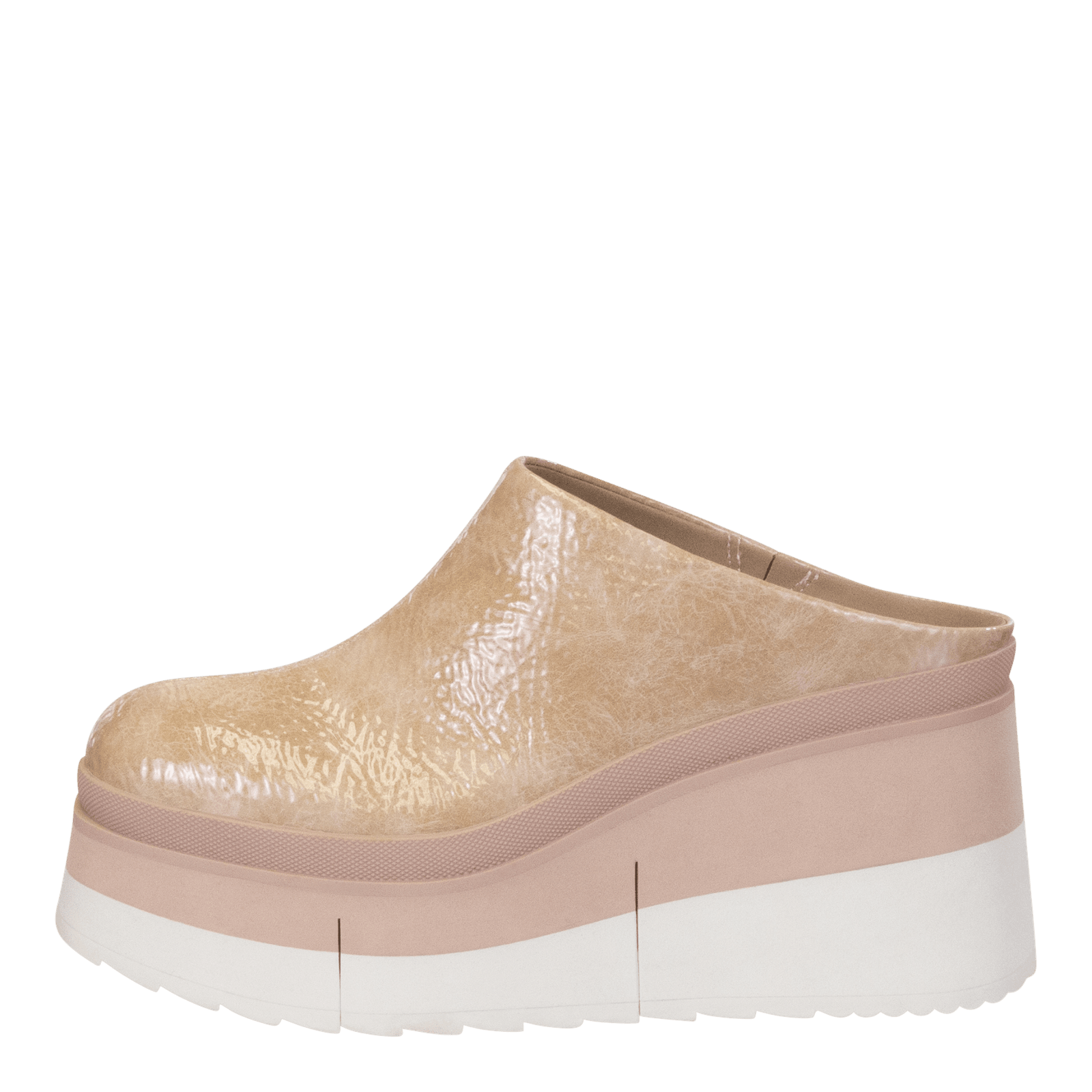 NAKED FEET - COACH in BEIGE Platform Clogs WOMEN FOOTWEAR NAKED FEET 