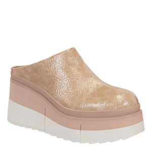 NAKED FEET - COACH in BEIGE Platform Clogs WOMEN FOOTWEAR NAKED FEET 