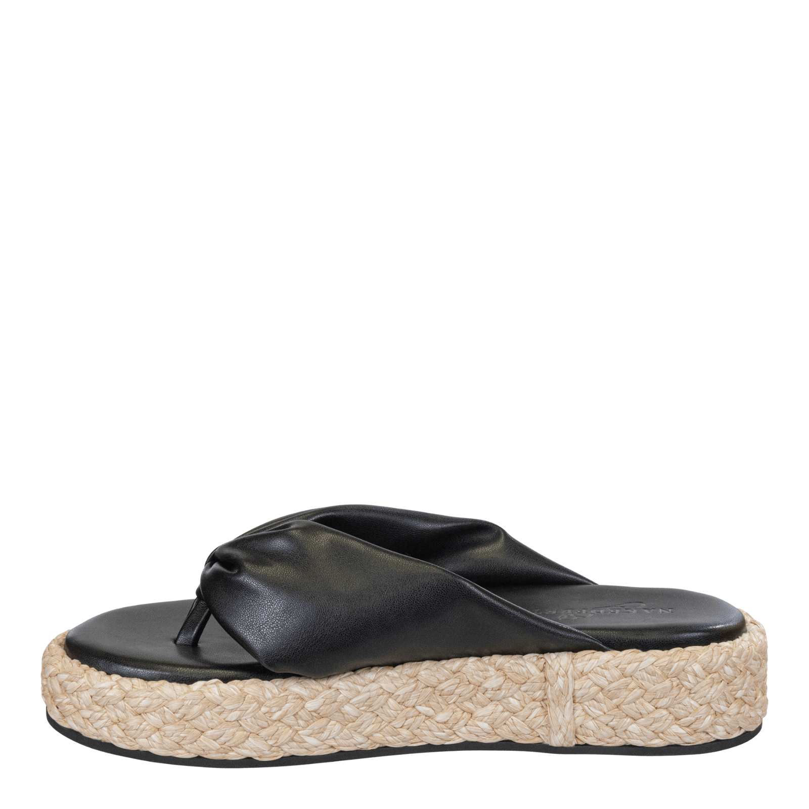 NAKED FEET - COSTA in BLACK Platform Sandals WOMEN FOOTWEAR NAKED FEET 