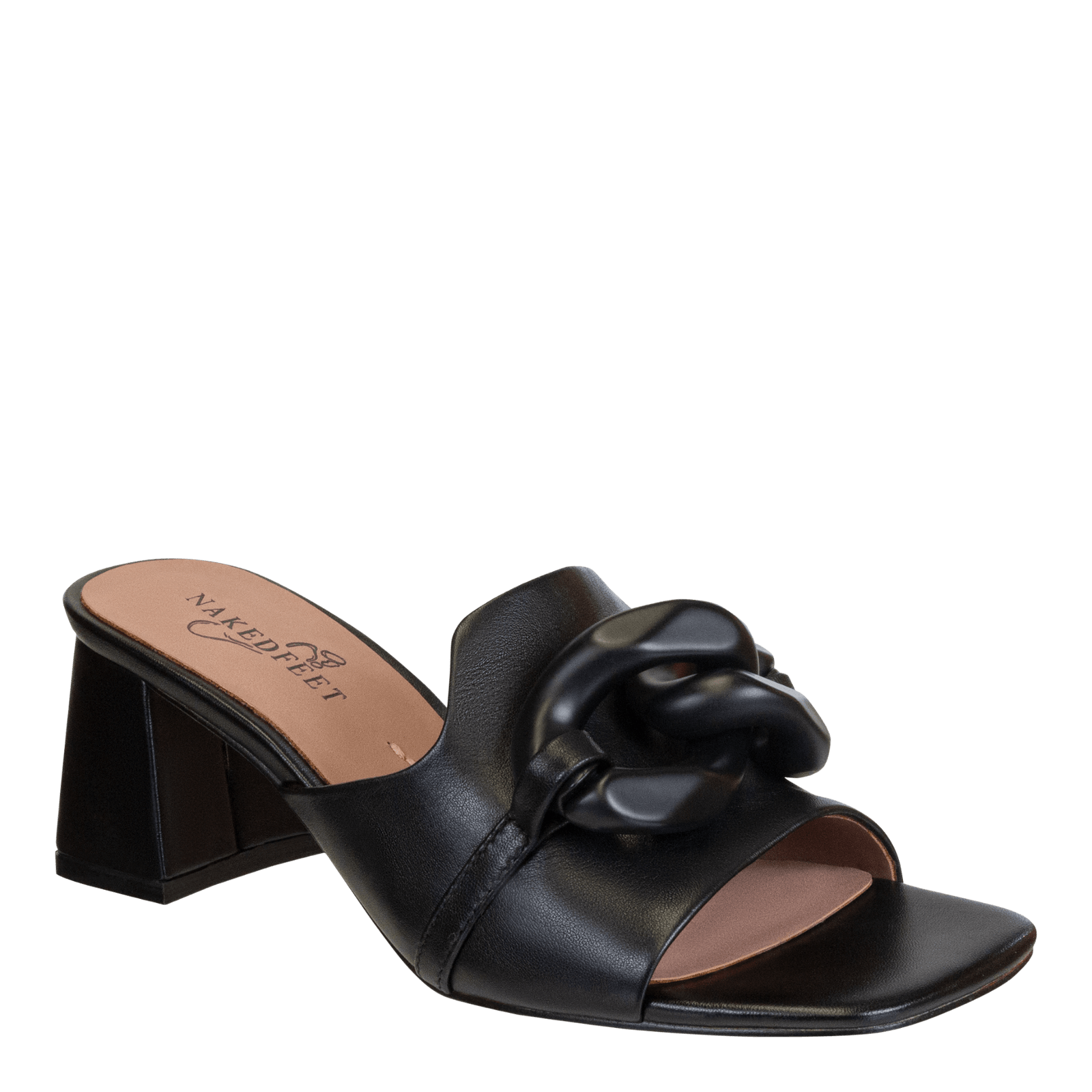 NAKED FEET - COTERIE in BLACK Heeled Sandals WOMEN FOOTWEAR NAKED FEET 