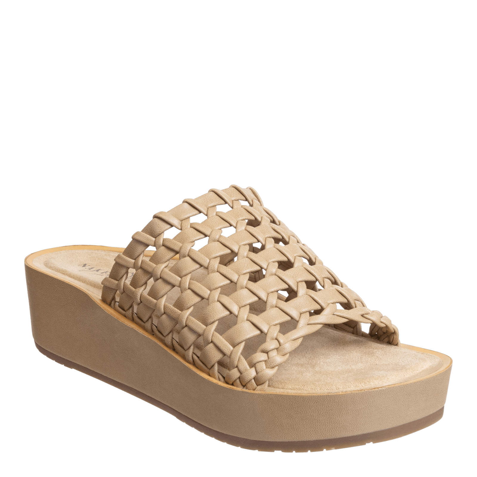 NAKED FEET - CYPRUS in GOLD Platform Sandals WOMEN FOOTWEAR NAKED FEET 