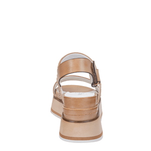 NAKED FEET - DIMENSION in ECRU Platform Sandals WOMEN FOOTWEAR NAKED FEET 