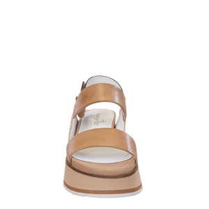 NAKED FEET - DIMENSION in ECRU Platform Sandals WOMEN FOOTWEAR NAKED FEET 
