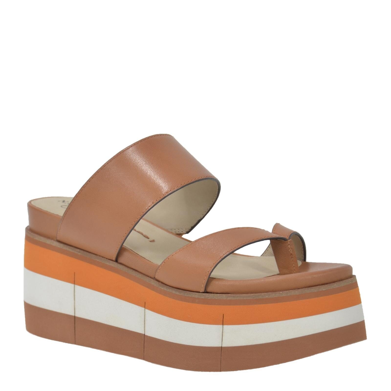 NAKED FEET - FLUX in TAN Platform Sandals WOMEN FOOTWEAR NAKED FEET 