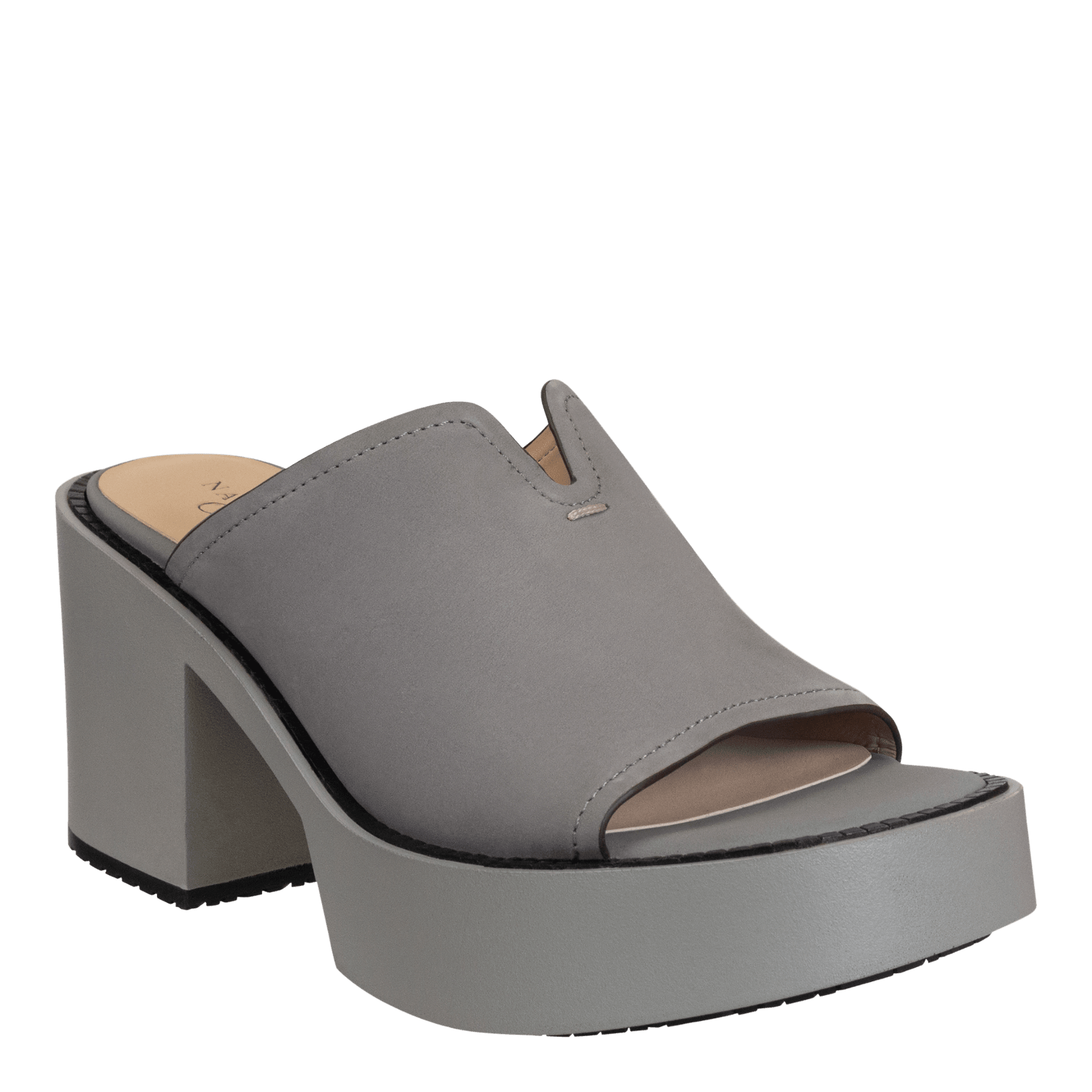 NAKED FEET - FREJA in GREY Heeled Sandals WOMEN FOOTWEAR NAKED FEET 