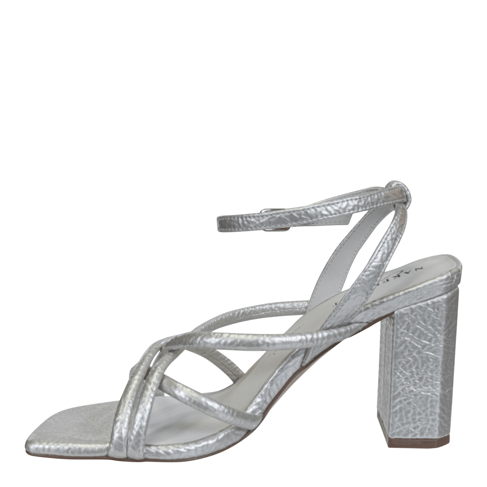 Heeled Strappy Sandals - Silver-colored - Ladies | H&M US