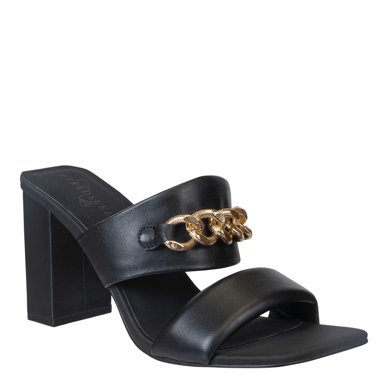 NAKED FEET - PROPRIETY in BLACK Heeled Sandals WOMEN FOOTWEAR NAKED FEET 