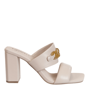 NAKED FEET - PROPRIETY in CHAMOIS Heeled Sandals WOMEN FOOTWEAR NAKED FEET 