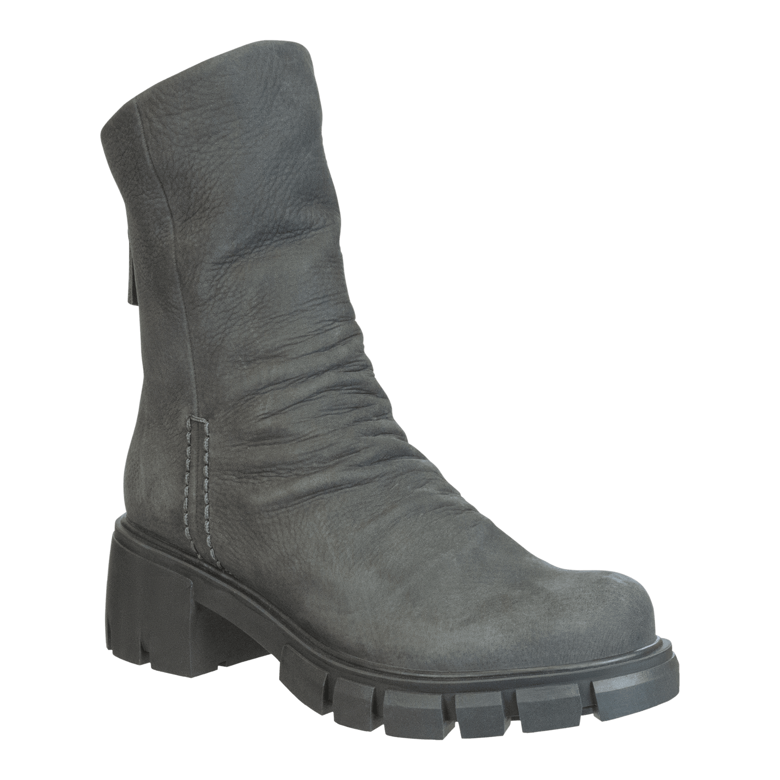 Ladies grey heeled sales boots