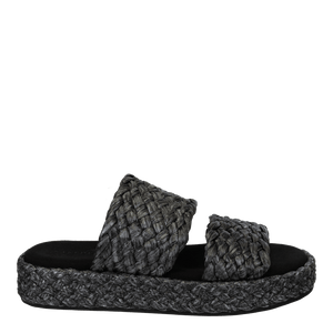 NAKED FEET - SANTORINI in BLACK Espadrille Sandals WOMEN FOOTWEAR NAKED FEET 