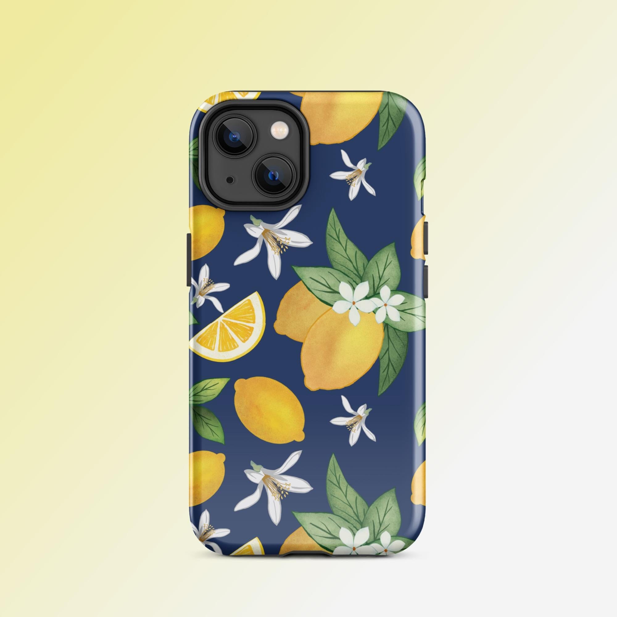 Navy Lemons Tough Case for Iphone® Navy Lemons Tough Case for Iphone®