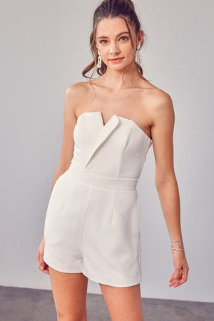 OFF SHOULDER ROMPER Do + Be Collection WHITE S 
