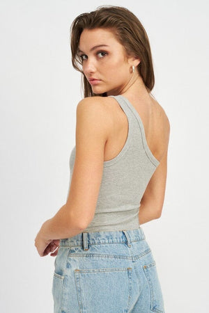 OFF SLEEVE BODYSUIT WITH SIDE CUT OUT Emory Park 