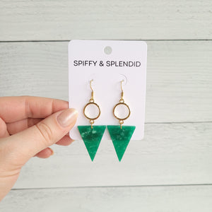 Olivia Earrings - Green Spiffy & Splendid 
