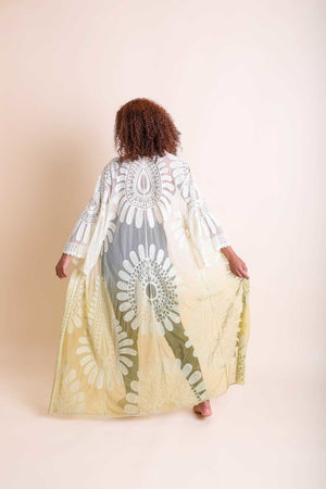 Ombre Bohemian Lace Kimono Kimono Leto Collection 