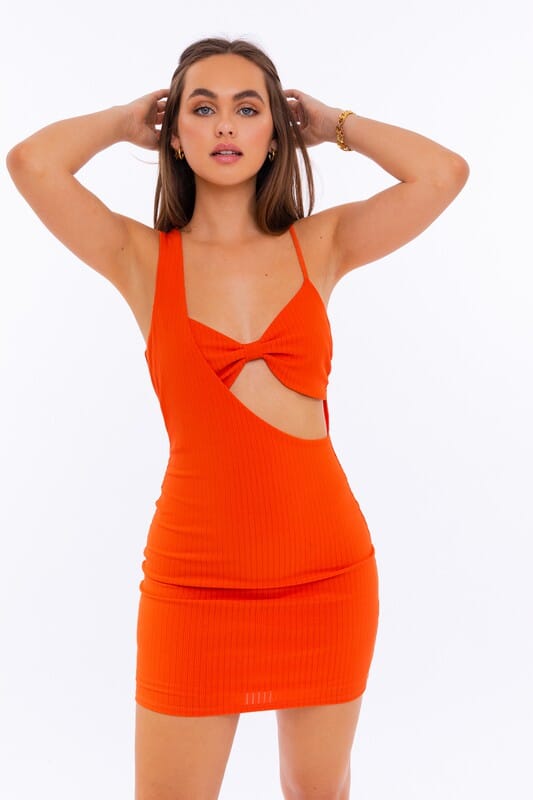 ONE SHOULDER MINI DRESS LE LIS 