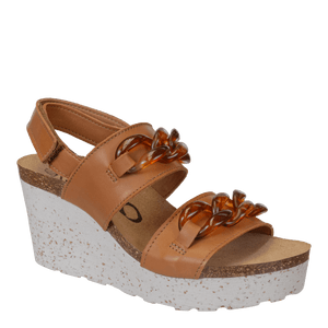 OTBT - FAIR ISLE in CAMEL Wedge Sandals WOMEN FOOTWEAR OTBT 