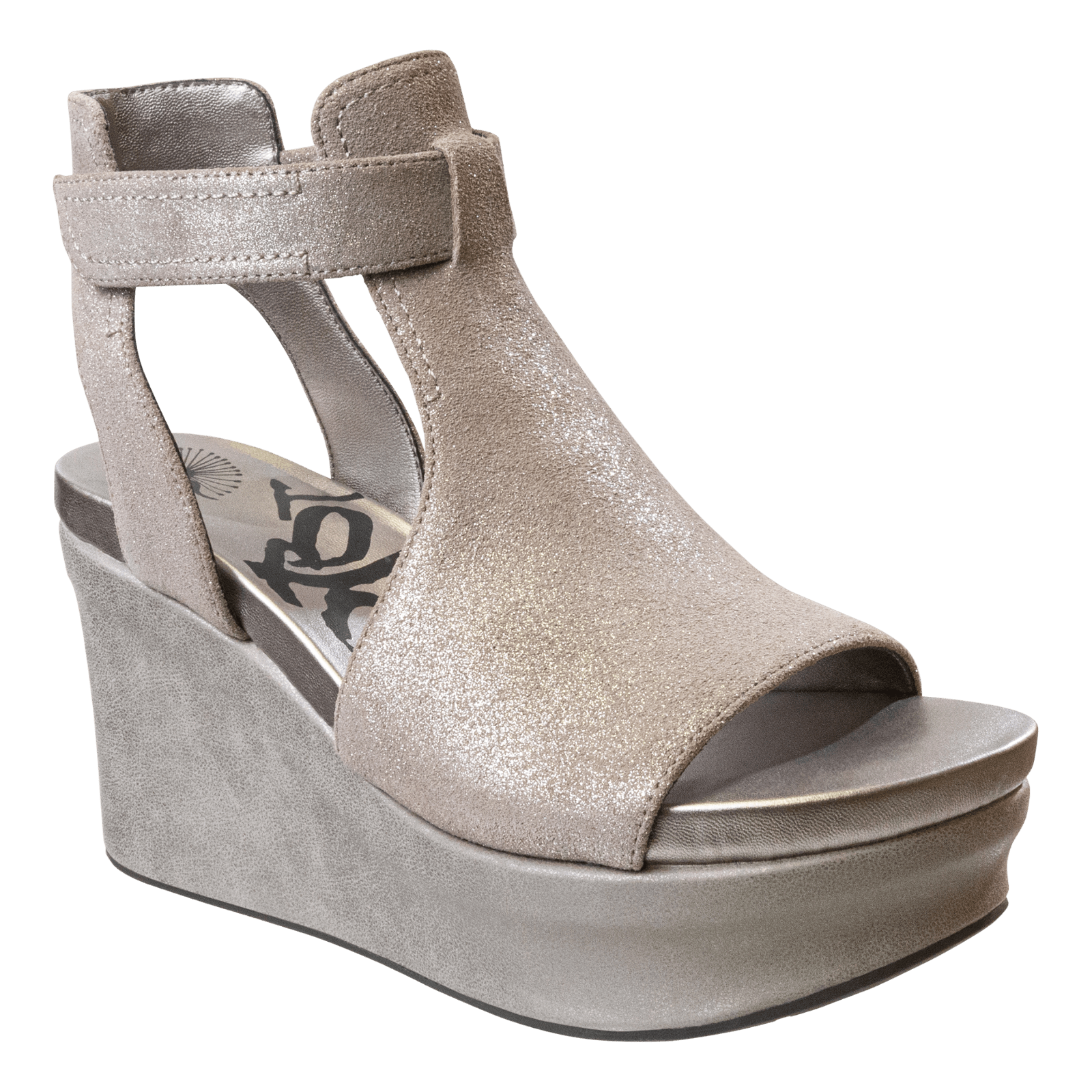 OTBT - MOJO in SILVER Wedge Sandals WOMEN FOOTWEAR OTBT 