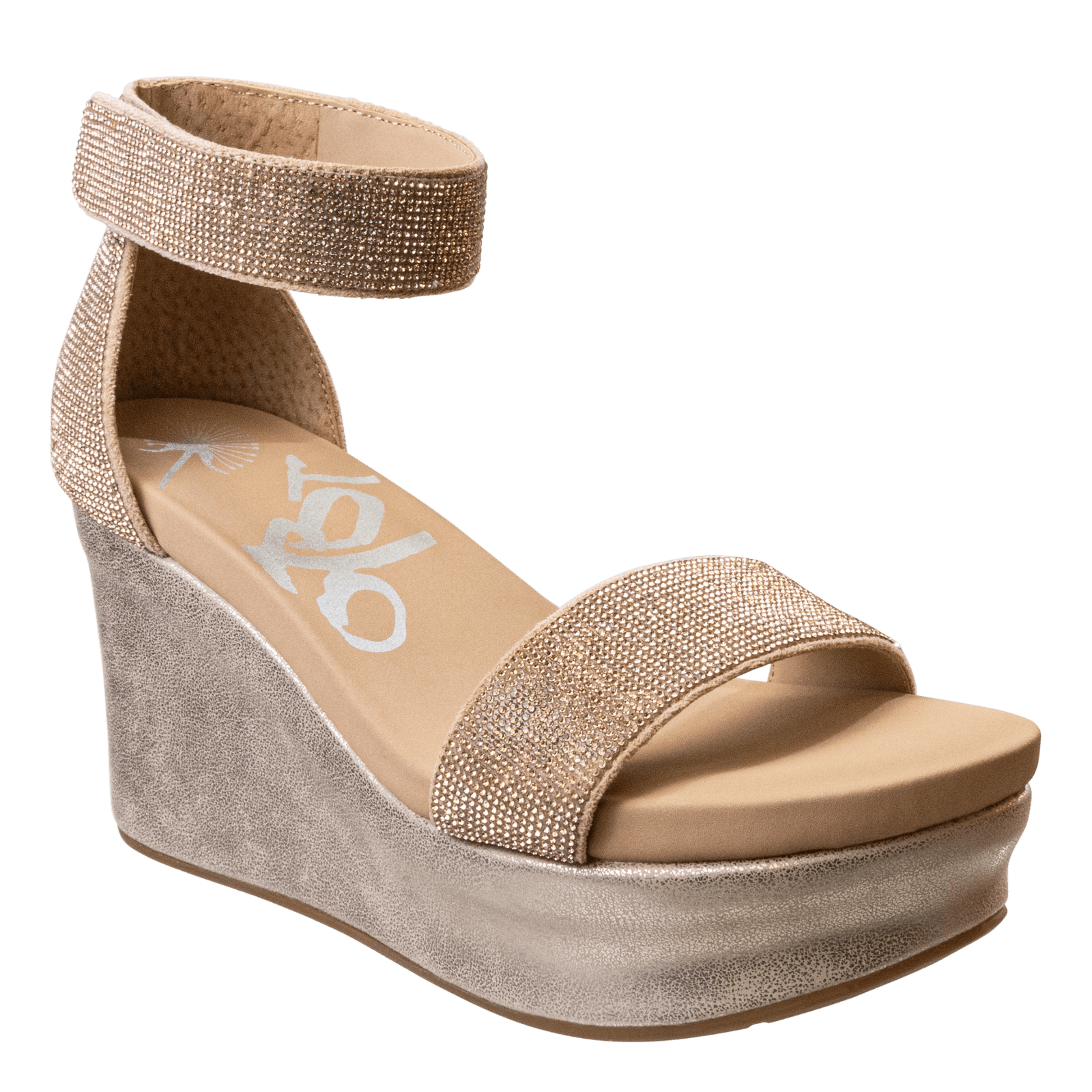 OTBT - STATUS in ROSE GOLD Wedge Sandals WOMEN FOOTWEAR OTBT 