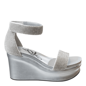 OTBT - STATUS in SILVER Wedge Sandals WOMEN FOOTWEAR OTBT 