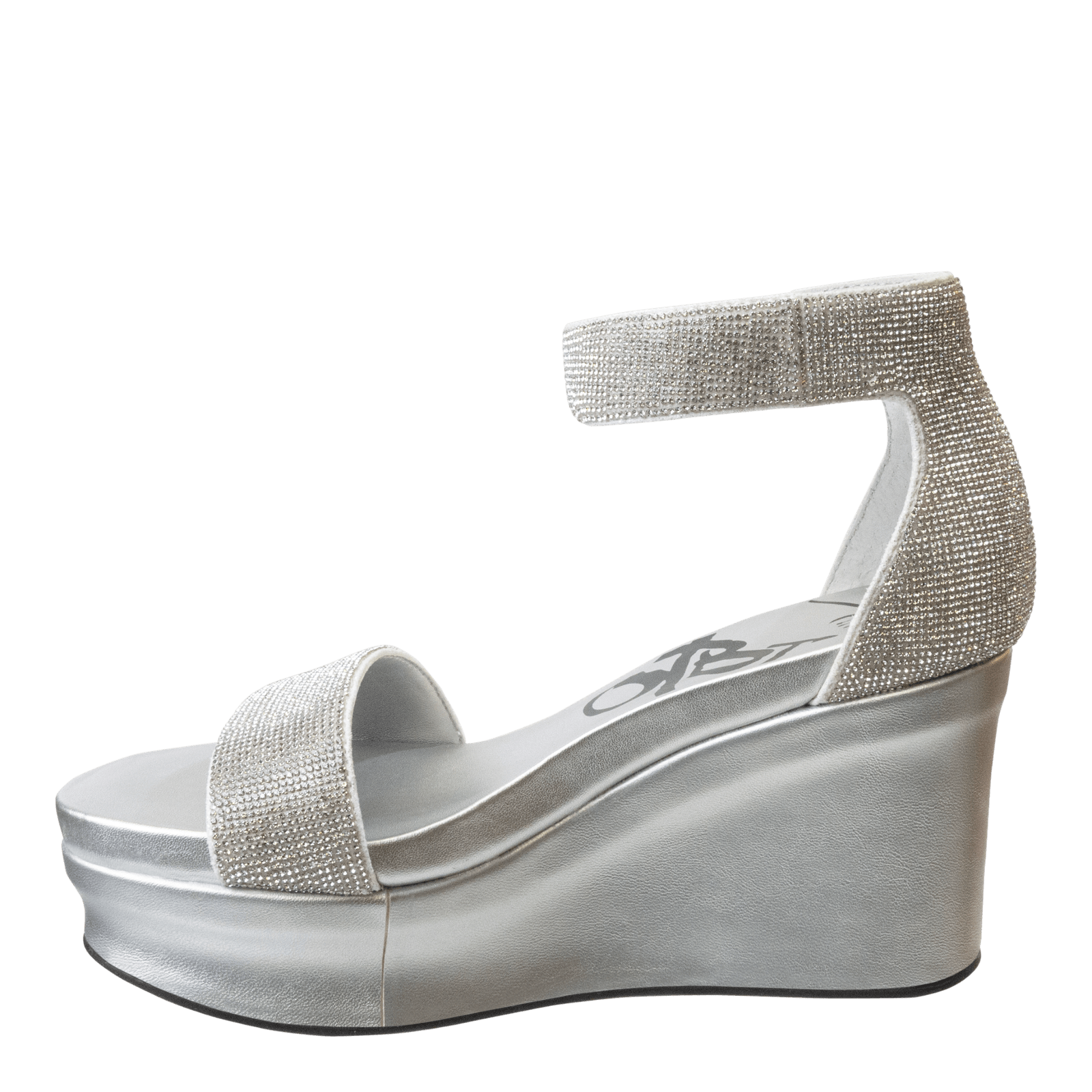 OTBT - STATUS in SILVER Wedge Sandals WOMEN FOOTWEAR OTBT 