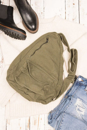 Oversized Canvas Sling Aili's Corner 