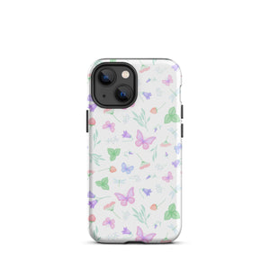Pastel Butterflies iPhone case Knitted Belle Boutique iPhone 13 mini 