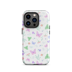 Pastel Butterflies iPhone case Knitted Belle Boutique iPhone 14 Pro 