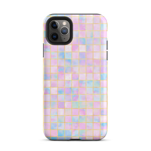 Pastel Geometric iPhone Case - KBB Exclusive Knitted Belle Boutique iPhone 11 Pro Max 