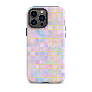 Pastel Geometric iPhone Case - KBB Exclusive Knitted Belle Boutique iPhone 13 Pro Max 
