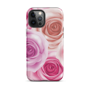 Pastel Roses iPhone Case - KBB Exclusive Knitted Belle Boutique iPhone 12 Pro Max 