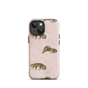 Pink Leopard iPhone Case - KBB Exclusive Knitted Belle Boutique iPhone 13 mini 