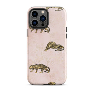 Pink Leopard iPhone Case - KBB Exclusive Knitted Belle Boutique iPhone 13 Pro Max 
