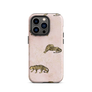Pink Leopard iPhone Case - KBB Exclusive Knitted Belle Boutique iPhone 14 Pro 