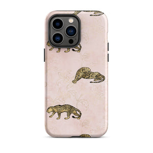 Pink Leopard iPhone Case - KBB Exclusive Knitted Belle Boutique iPhone 14 Pro Max 