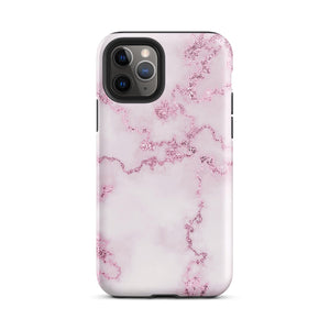 Pink Marble iPhone Case - KBB Exclusive Knitted Belle Boutique iPhone 11 Pro 