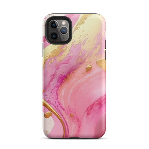 Pink Marble iPhone Case - KBB Exclusive Knitted Belle Boutique iPhone 11 Pro Max 