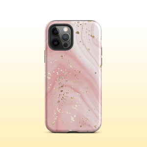 Pink Marble iPhone Case - KBB Exclusive Knitted Belle Boutique iPhone 12 Pro 