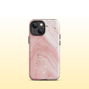 Pink Marble iPhone Case - KBB Exclusive Knitted Belle Boutique iPhone 13 mini 