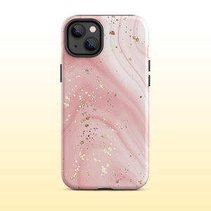 Pink Marble iPhone Case - KBB Exclusive Knitted Belle Boutique iPhone 14 Plus 