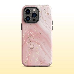 Pink Marble iPhone Case - KBB Exclusive Knitted Belle Boutique iPhone 14 Pro Max 