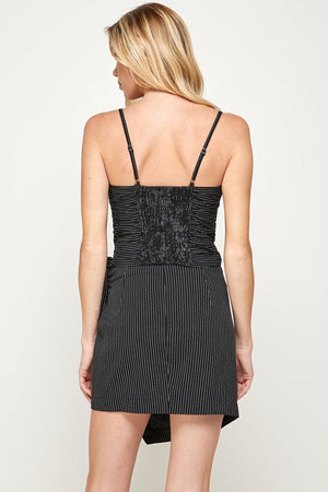 PINSTRIPE TWIST CAMI Sans Souci 