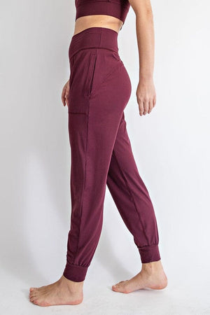 PLUS SIZE BUTTER SOFT JOGGERS WITH POCKETS Rae Mode 