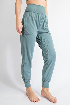 PLUS SIZE BUTTER SOFT JOGGERS WITH POCKETS Rae Mode 