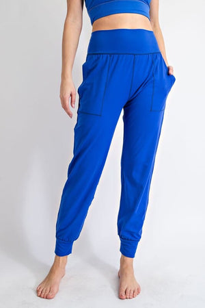 PLUS SIZE BUTTER SOFT JOGGERS WITH POCKETS Rae Mode 