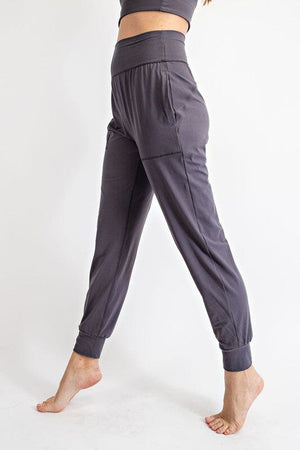 PLUS SIZE BUTTER SOFT JOGGERS WITH POCKETS Rae Mode 